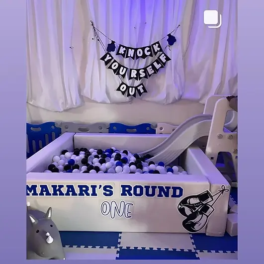 Lux 5x5 ball pit + blue package + vinyl